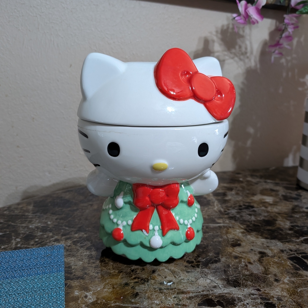 Hello Kitty Christmas Cookie Jar